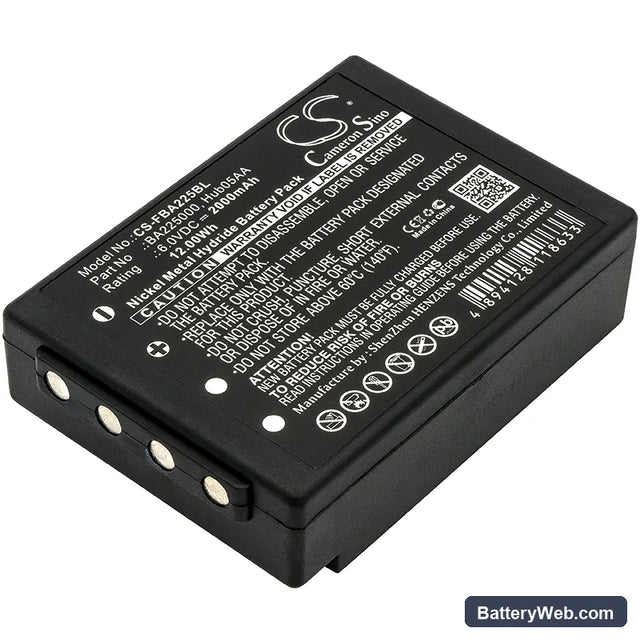 HBC Radiomatic Eco Replacement Battery, 6V, 2000mAh, Ni-MH 1