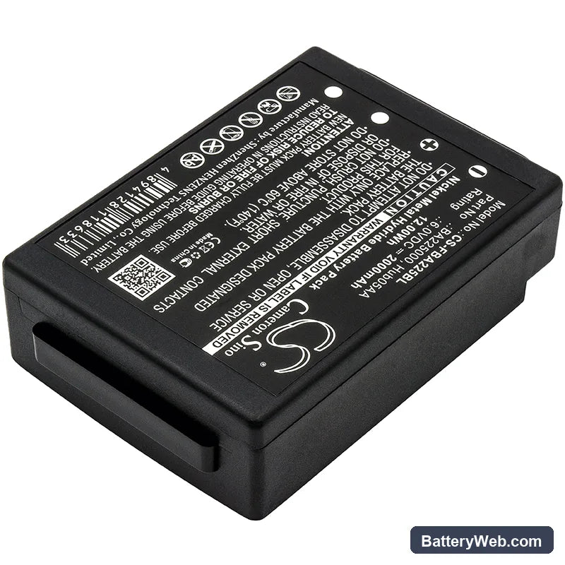 HBC Radiomatic Eco Replacement Battery, 6V, 2000mAh, Ni-MH 2