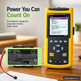 Fluke Scopemeter 120 Replacement Battery, 4.8V, 3000mAh, Ni-MH 5