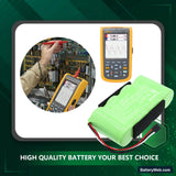 Fluke Scopemeter 120 (Firmware 2.01 version or above) Replacement Battery, 4.8V, 3000mAh, Ni-MH 6
