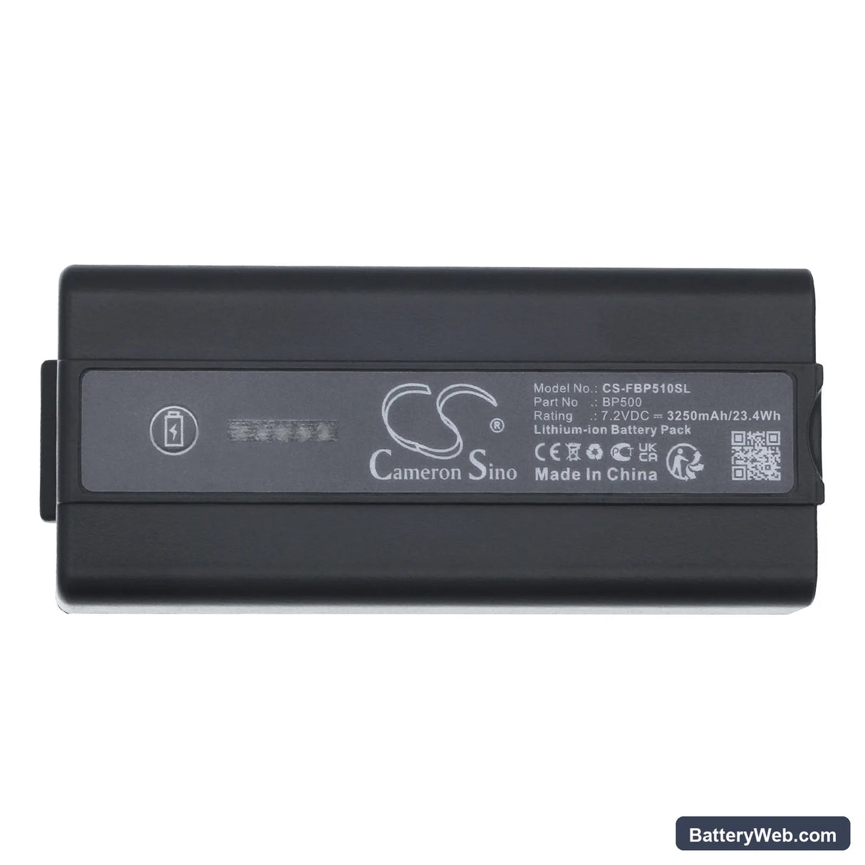 Fluke BT510 Replacement Battery, 7.2V, 3250mAh, Li-ion 5