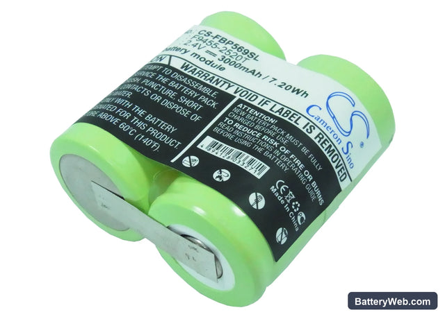 Fluke 474569 Replacement Battery, 2.4V, 3000mAh, Ni-MH 1