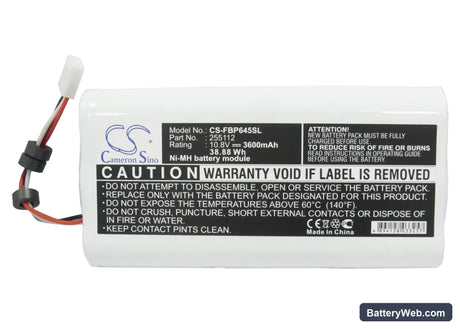 Fluke 932645 Replacement Battery, 10.8V, 3600mAh, Ni-MH 5