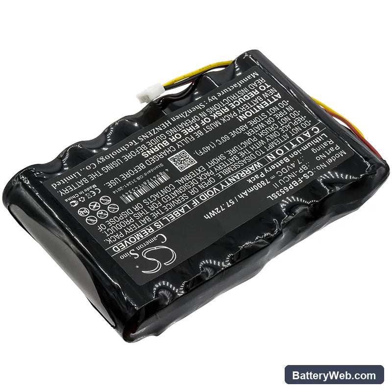 Fluke Biomedical INCU II Incubator Replacement Battery, 7.4V, 7800mAh, Li-ion 2