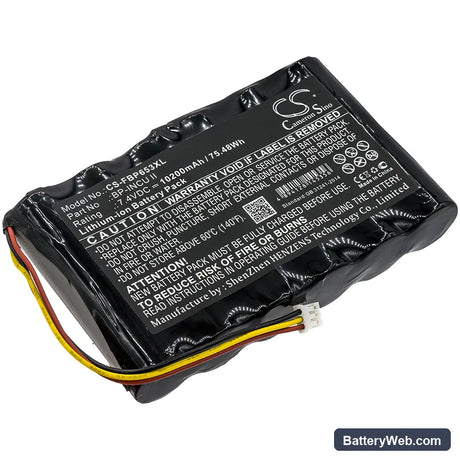 Fluke Biomedical INCU II Incubator Replacement Battery, 7.4V, 10200mAh, Li-ion 1