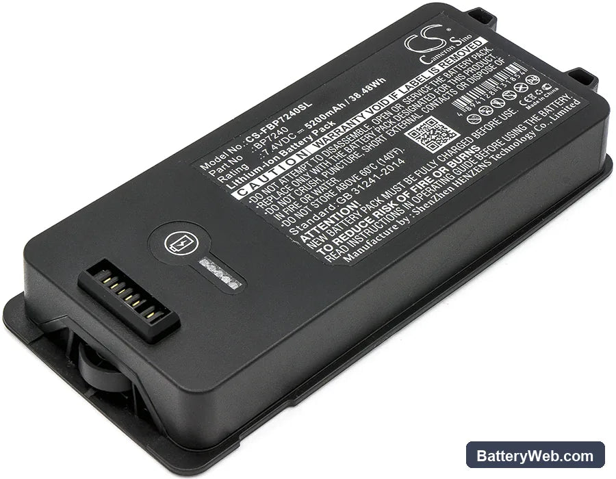 Fluke 754 Replacement Battery, 7.4V, 5200mAh, Li-ion 1