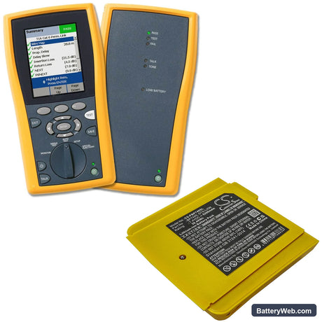 Fluke DTX-1200-M Replacement Battery, 7.4V, 5200mAh, Li-ion 6