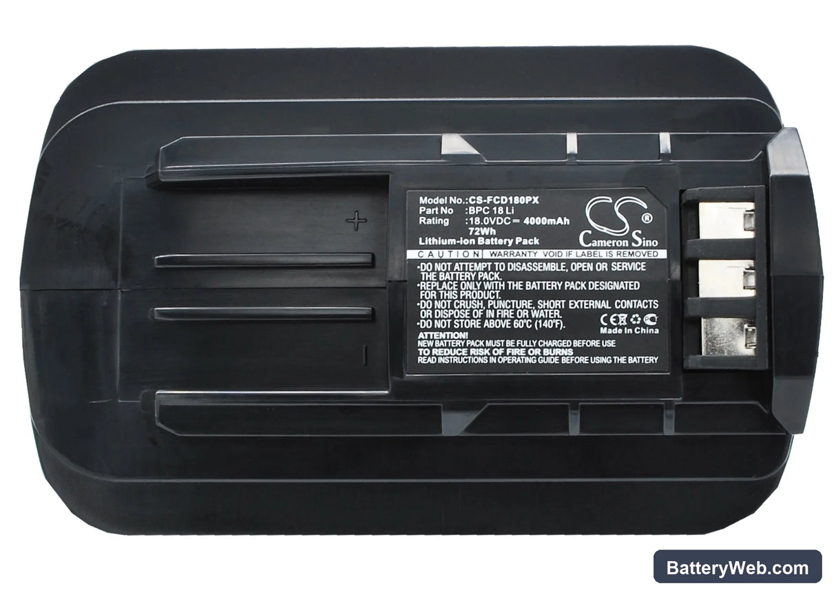 Festool Quadrive T18 Replacement Battery, 18V, 4000mAh, Li-ion 5