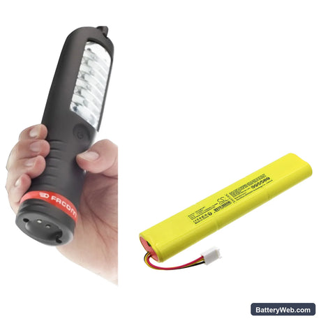 Facom 779.CL16 Replacement Battery, 7.2V, 2700mAh, Ni-MH 6