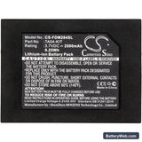 Flir DM284 Replacement Battery, 3.7V, 2500mAh, Li-ion 5