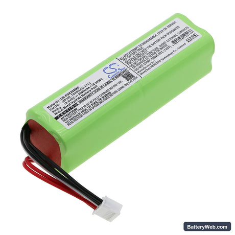 Fukuda ECG FX-2201 Replacement Battery, 9.6V, 2000mAh, Ni-MH 1