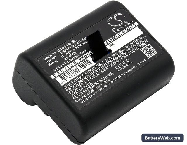 Fluke DSX-600 CableAnalyzer Replacement Battery, 7.4V, 5200mAh, Li-ion 1