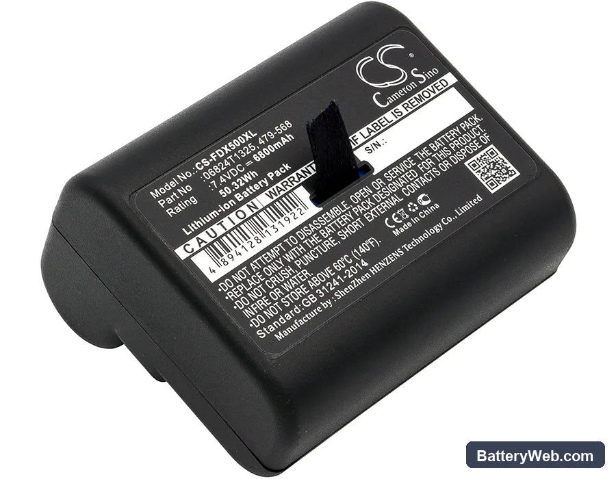 Fluke DSX-5000 CableAnalyzer Replacement Battery, 7.4V, 6800mAh, Li-ion 1