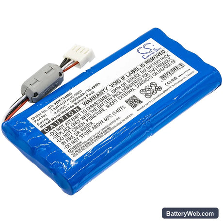 Fukuda FX-7540 Replacement Battery, 9.6V, 3800mAh, Ni-MH 1