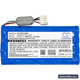 Fukuda FX-7540 Replacement Battery, 9.6V, 3800mAh, Ni-MH 3