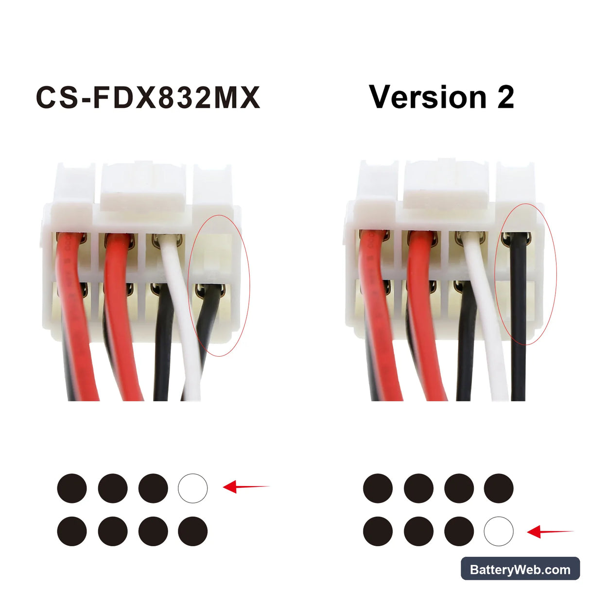 Fukuda Denshi FX-8322 ECG Replacement Battery, 14.8V, 6800mAh, Li-ion 5