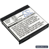 Sony Cyber-shot DSC-T7 Replacement Battery, 3.7V, 450mAh, Li-ion 1