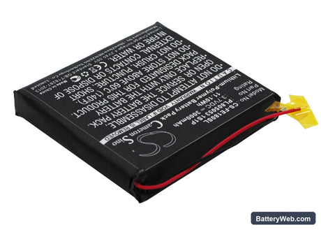 Fiio E18 Replacement Battery, 3.7V, 3000mAh, Li-Polymer 2