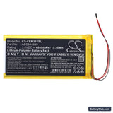 Fiio M11 Replacement Battery, 3.8V, 4000mAh, Li-Polymer 3