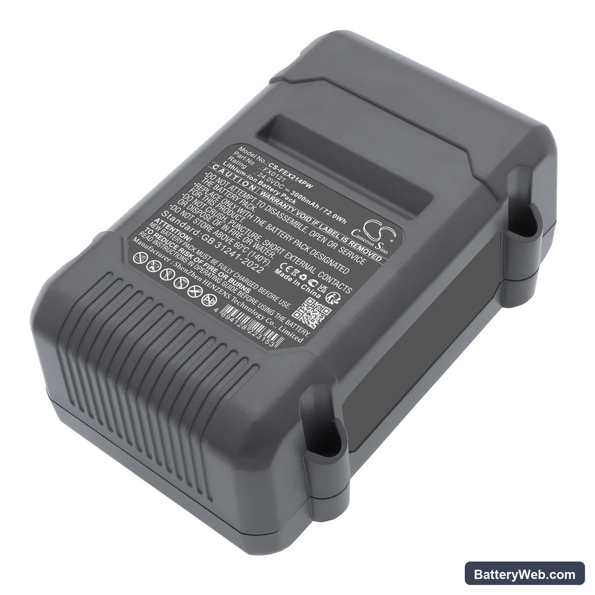 FLEX FX1431A Replacement Battery, 24V, 3000mAh, Li-ion 3