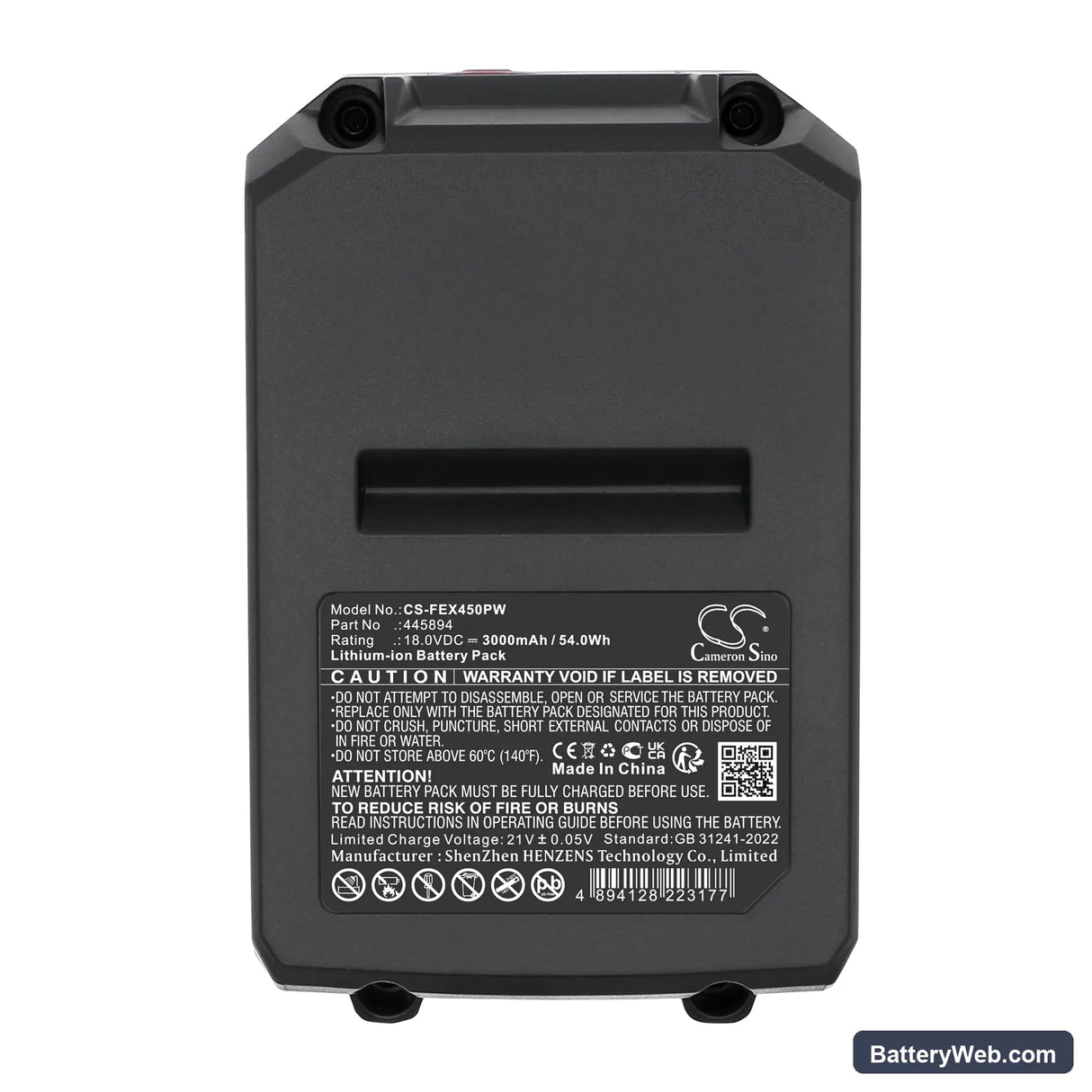 FLEX 517674 CS 45 18.0-EC C Compact cordless circular saw Replacement Battery, 18V, 3000mAh, Li-ion 7