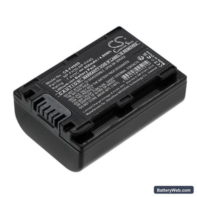 Sony DCR-DVD908E Replacement Battery, 7.4V, 650mAh, Li-ion 1