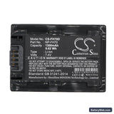 Sony DCR-DVD908E Replacement Battery, 7.4V, 1300mAh, Li-ion 5