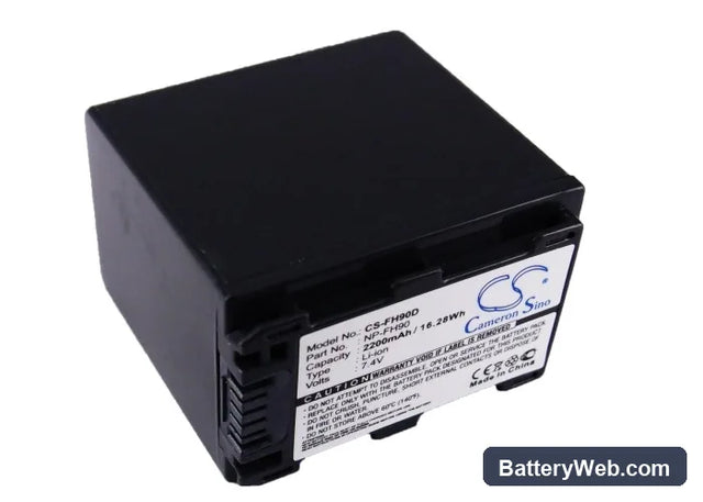 Sony CR-HC51E Replacement Battery, 7.4V, 2200mAh, Li-ion 1