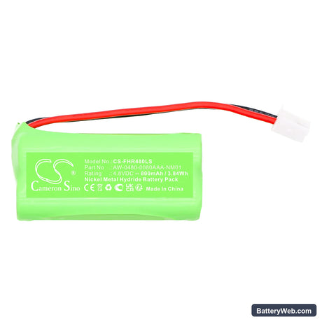 Fischer AW-0480-0080AAA-NM01 Replacement Battery, 4.8V, 800mAh, Ni-MH 3