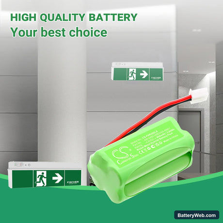 Fischer AW-0480-0080AAA-NM01 Replacement Battery, 4.8V, 800mAh, Ni-MH 6