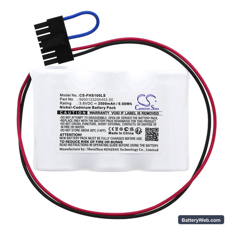 Fulham Hotspot 1 Replacement Battery, 3.6V, 2500mAh, Ni-CD 3