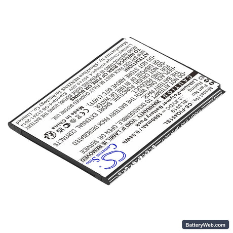 Fly IQ4514 Replacement Battery, 3.8V, 1800mAh, Li-Polymer 2