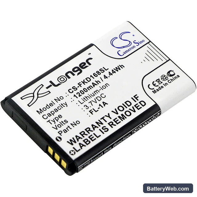 Fukuda EK-168G Replacement Battery, 3.7V, 1200mAh, Li-ion 1