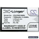 Fukuda EK-168G Replacement Battery, 3.7V, 1200mAh, Li-ion 3