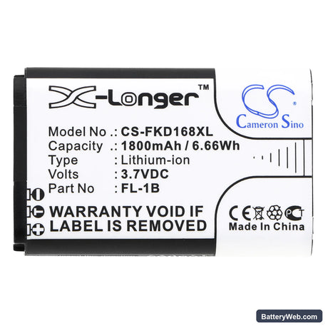 Aeon A360 Pulse Oximeter Replacement Battery, 3.7V, 1800mAh, Li-ion 3
