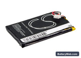 Falk F5 Replacement Battery, 3.7V, 1200mAh, Li-Polymer 3