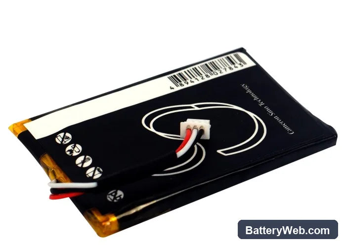 Falk M2 Replacement Battery, 3.7V, 750mAh, Li-Polymer 3