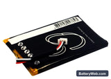 Falk M2 Replacement Battery, 3.7V, 750mAh, Li-Polymer 3