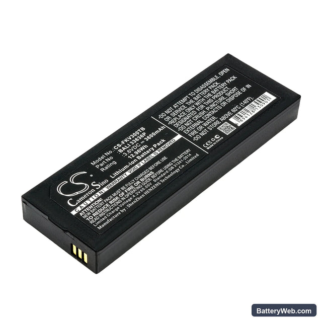 FanVision K-IVT-300-GD-B Replacement Battery, 3.6V, 3600mAh, Li-ion 1