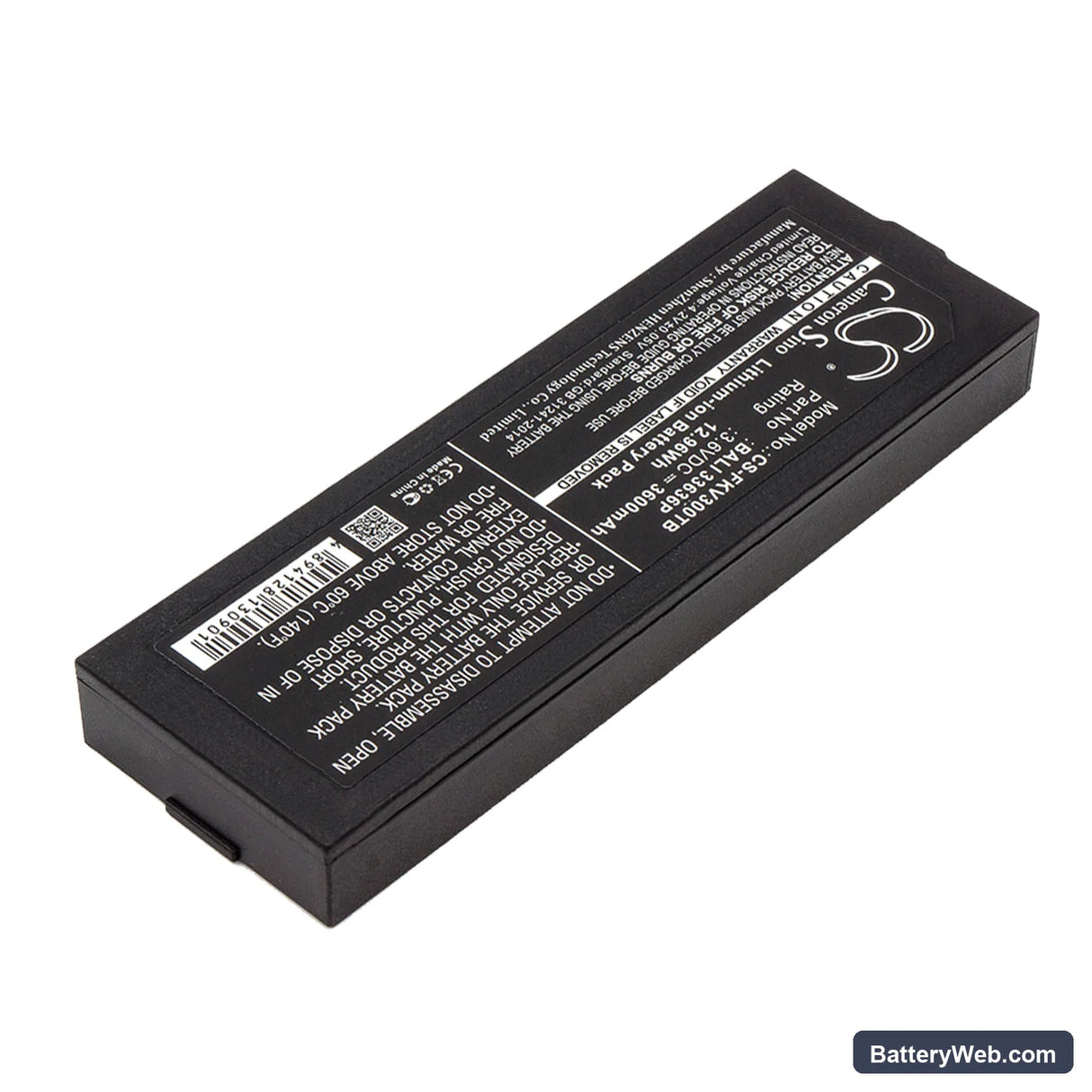 FanVision K-IVT-300-GD-B Replacement Battery, 3.6V, 3600mAh, Li-ion 2