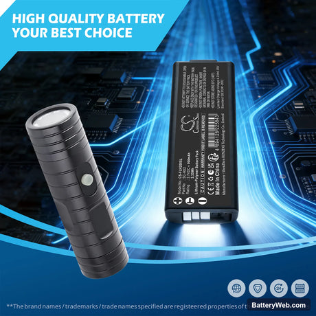 Firefighter 1080P High Definition Waterproof Metal Camera Replacement Battery, 3.7V, 900mAh, Li-Polymer 6