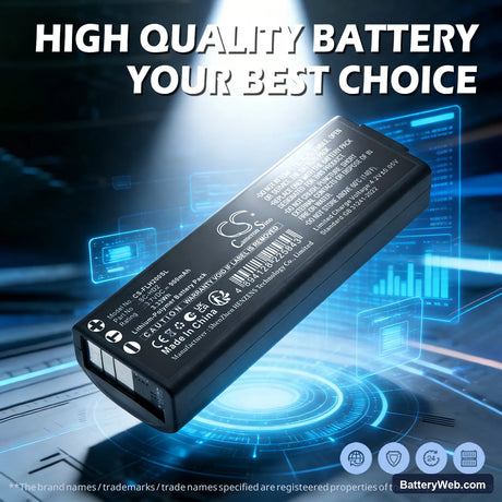 Firefighter 1080P High Definition Waterproof Metal Camera Replacement Battery, 3.7V, 900mAh, Li-Polymer 7