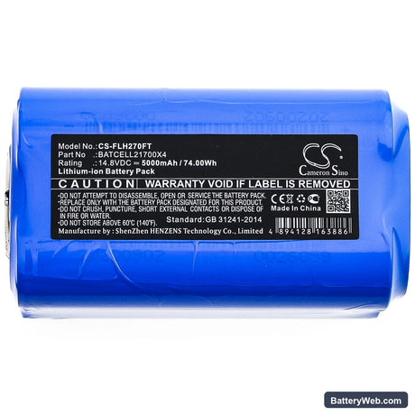 Bigblue CB6500P Replacement Battery, 14.8V, 5000mAh, Li-ion 3