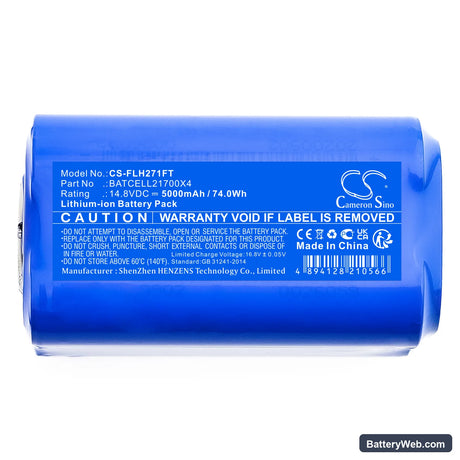 Bigblue CB9000P Replacement Battery, 14.8V, 5000mAh, Li-ion 3