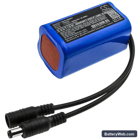 18650 Replacement Battery, 7.4V, 5200mAh, Li-ion 1
