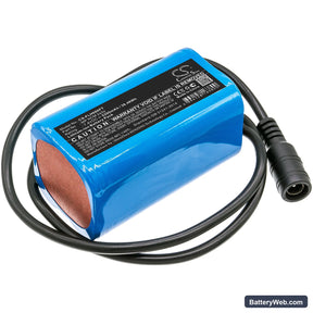 Square LED light Replacement Battery, 7.4V, 5200mAh, Li-ion 1