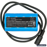 Square LED light Replacement Battery, 7.4V, 5200mAh, Li-ion 3