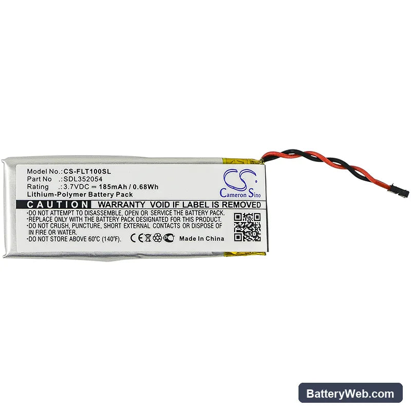 Flir One Replacement Battery, 3.7V, 185mAh, Li-Polymer 3