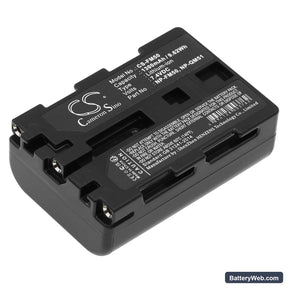 Sony DCR-PC100 Replacement Battery, 7.4V, 1300mAh, Li-ion 1