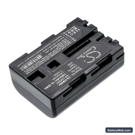 Sony DSLR-A100W/B Replacement Battery, 7.4V, 1400mAh, Li-ion 2
